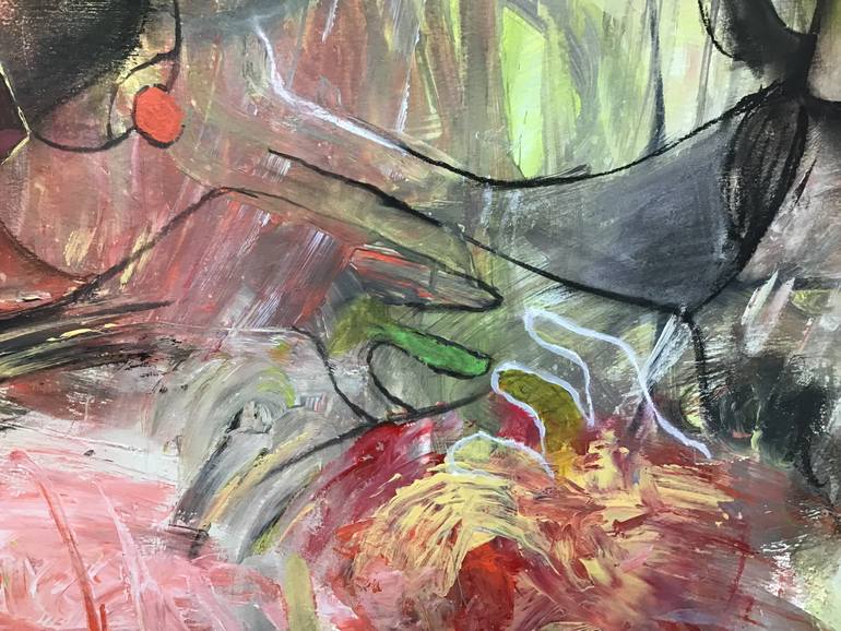 Original Abstract Expressionism Abstract Painting by Michael Ioffe