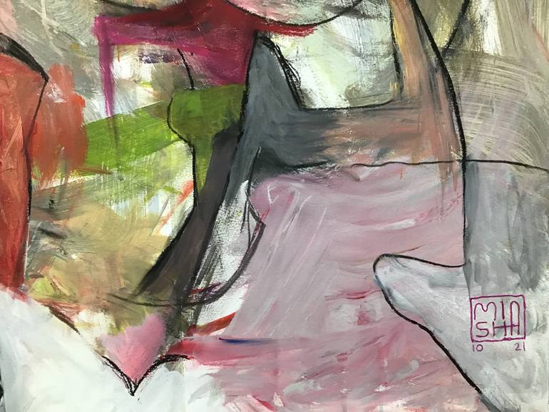 Original Abstract Expressionism Abstract Painting by Michael Ioffe