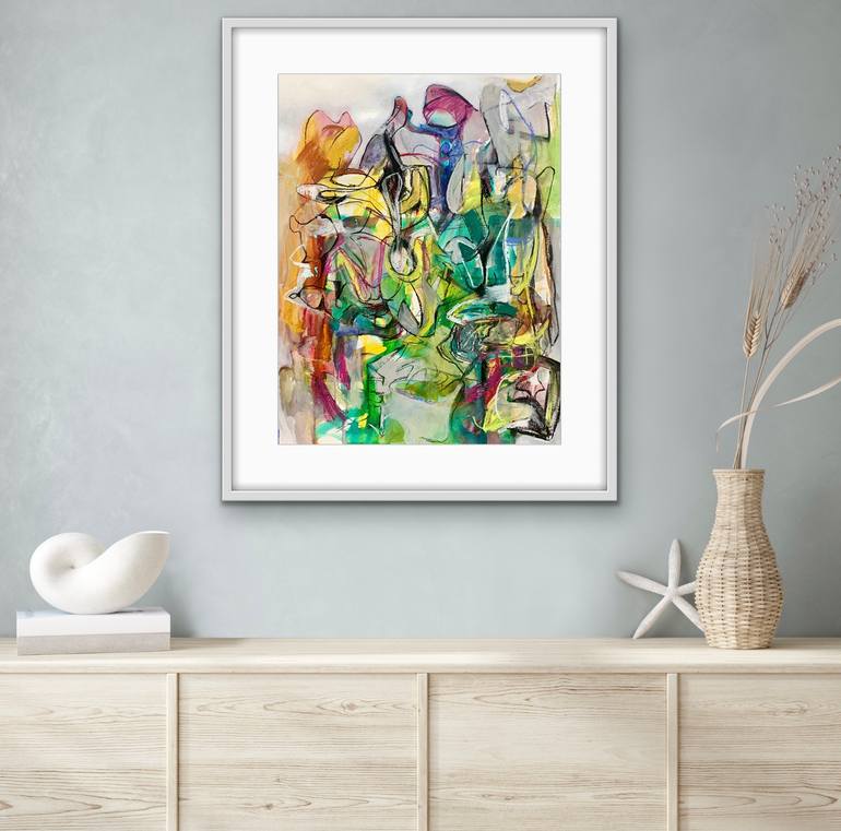 Original Abstract Expressionism Abstract Painting by Michael Ioffe