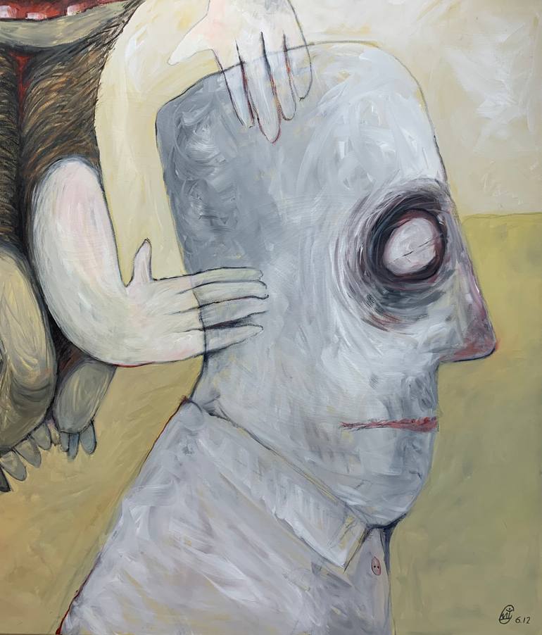 Original Minimalism Pop Culture/Celebrity Painting by Michael Ioffe