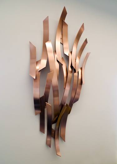 Copper Elements XIX - Wall Sculpture thumb