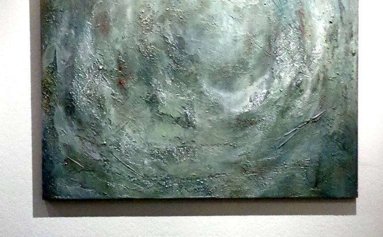 Original Abstract Water Painting by Leslie Lemberg