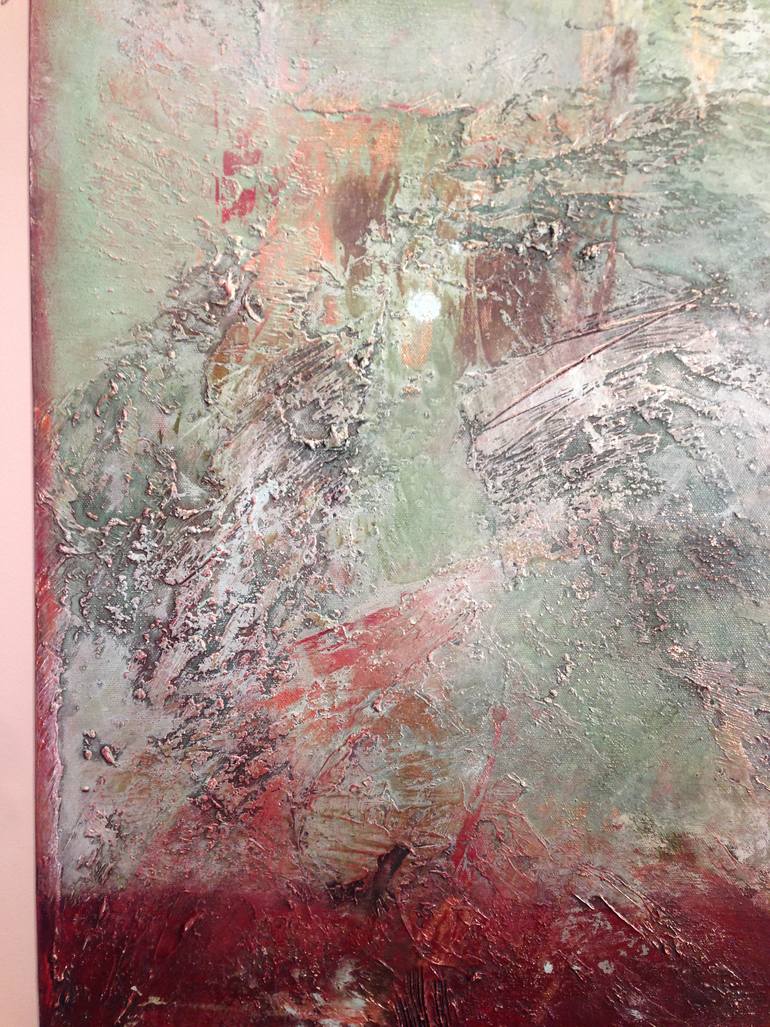 Original Abstract Expressionism Nature Painting by Leslie Lemberg