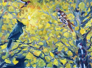 Original Impressionism Nature Painting by Hannah Dean