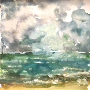Print of Conceptual Beach Paintings by Hannah Dean