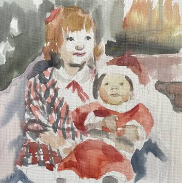 Original Expressionism Children Paintings by Hannah Dean