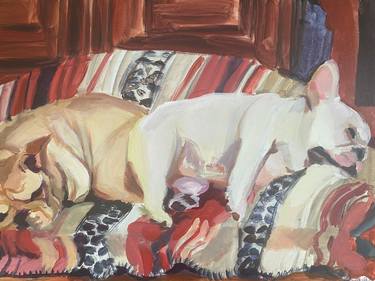 Print of Impressionism Dogs Paintings by Hannah Dean