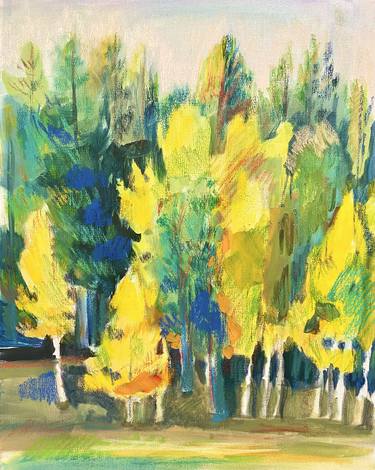 Print of Expressionism Tree Paintings by Hannah Dean