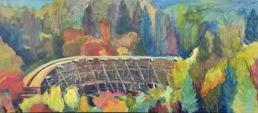 Print of Expressionism Landscape Paintings by Hannah Dean