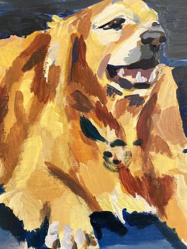 Print of Dogs Paintings by Hannah Dean
