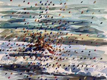 Print of Beach Paintings by Hannah Dean