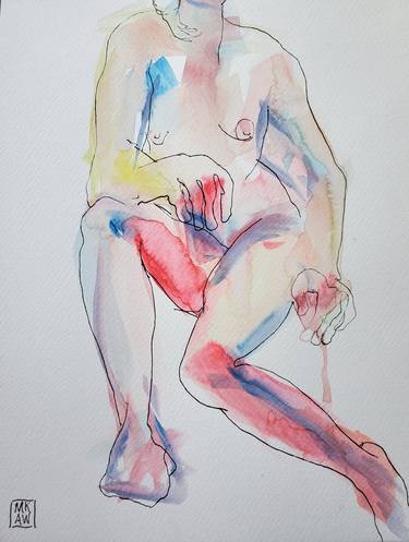 Print of Figurative Body Paintings by Marilyn Anderson Wilcox