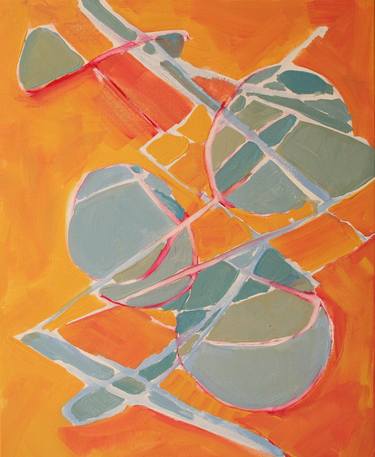 Print of Abstract Geometric Paintings by Marilyn Anderson Wilcox