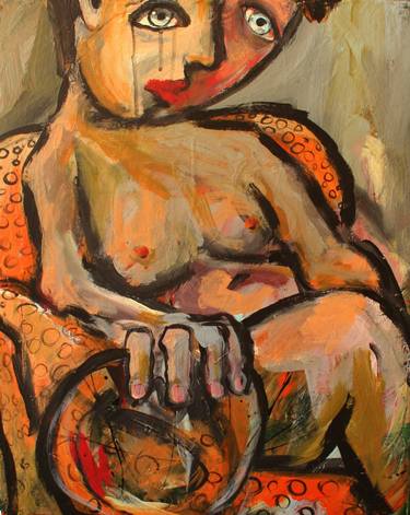 Original Cubism Nude Paintings by Marilyn Anderson Wilcox