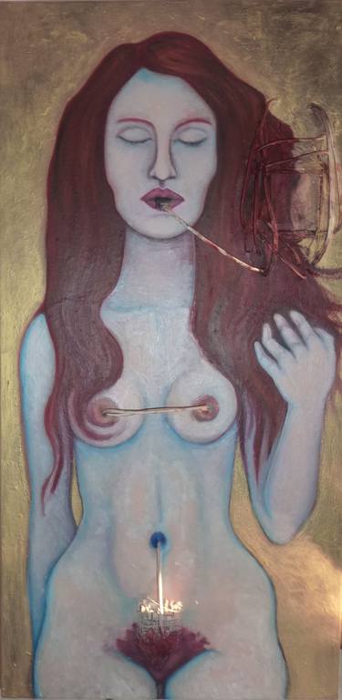 Original Surrealism Nude Paintings by O' KAHRO