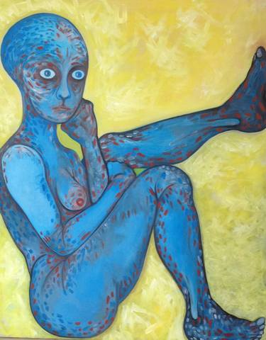 Original Pop Art Nude Paintings by O' KAHRO