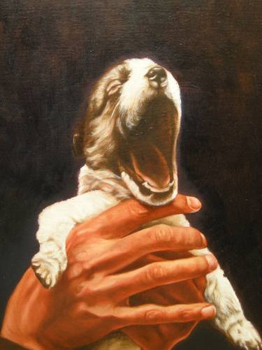 Original Realism Animal Painting by emanuel Etl