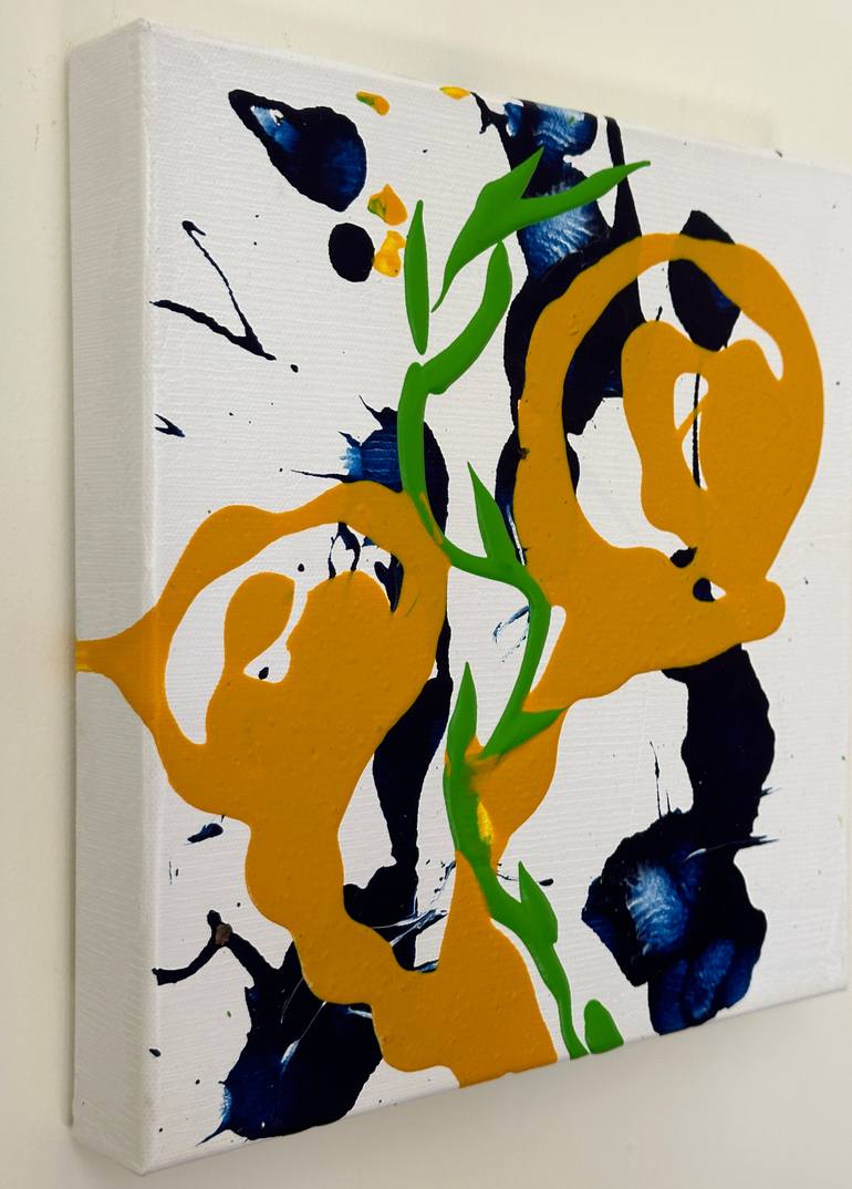 Original Abstract Expressionism Abstract Painting by Barb Flunker