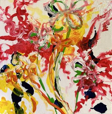 Original Abstract Expressionism Abstract Painting by Barb Flunker
