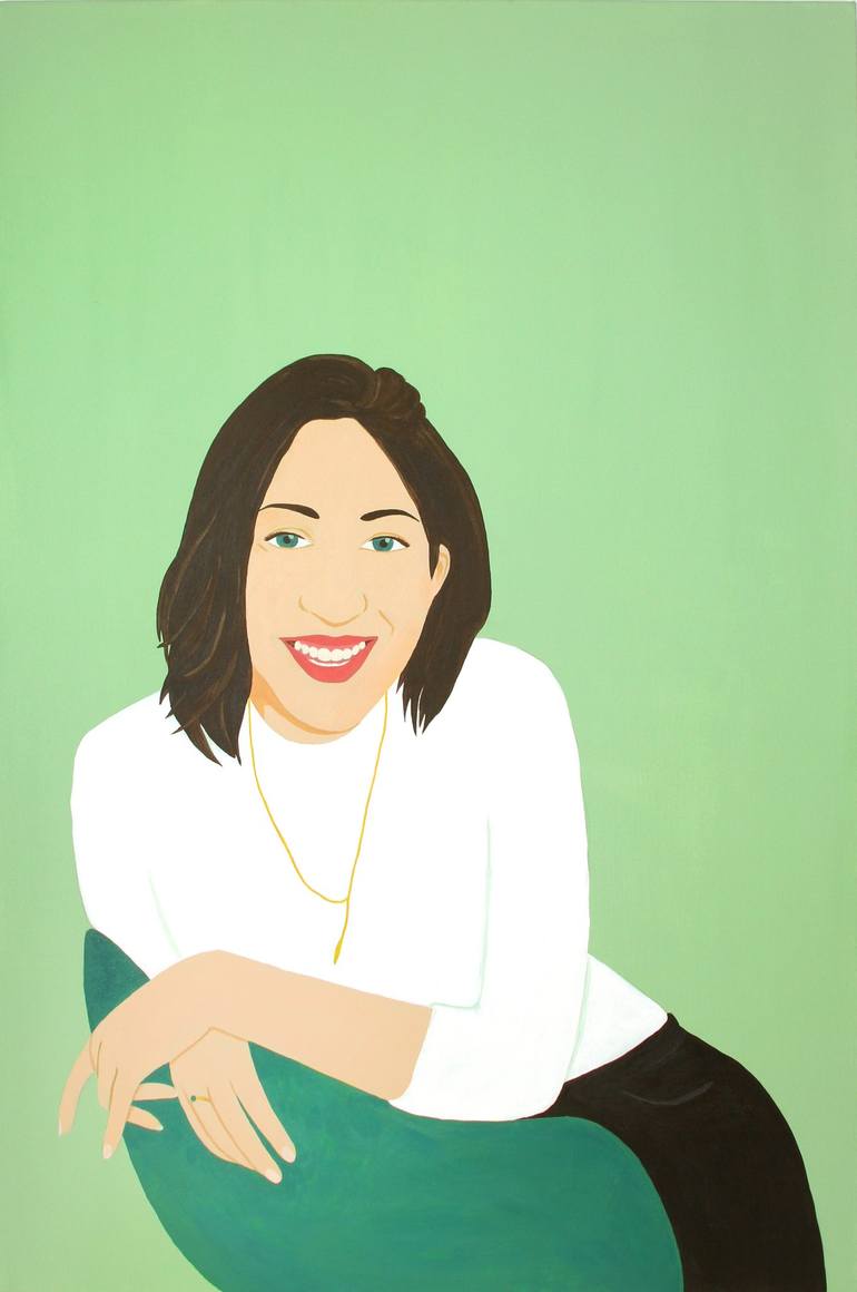 Original Pop Art Portrait Paintings by Nele Pye