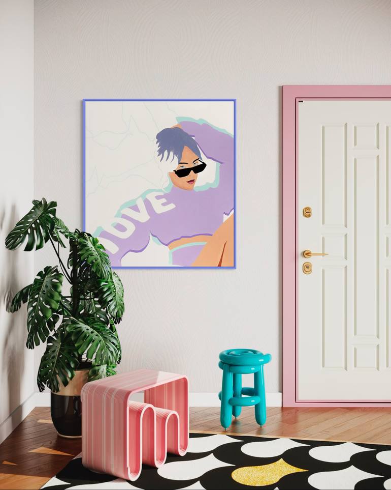 Original Contemporary People Painting by Nele Pye