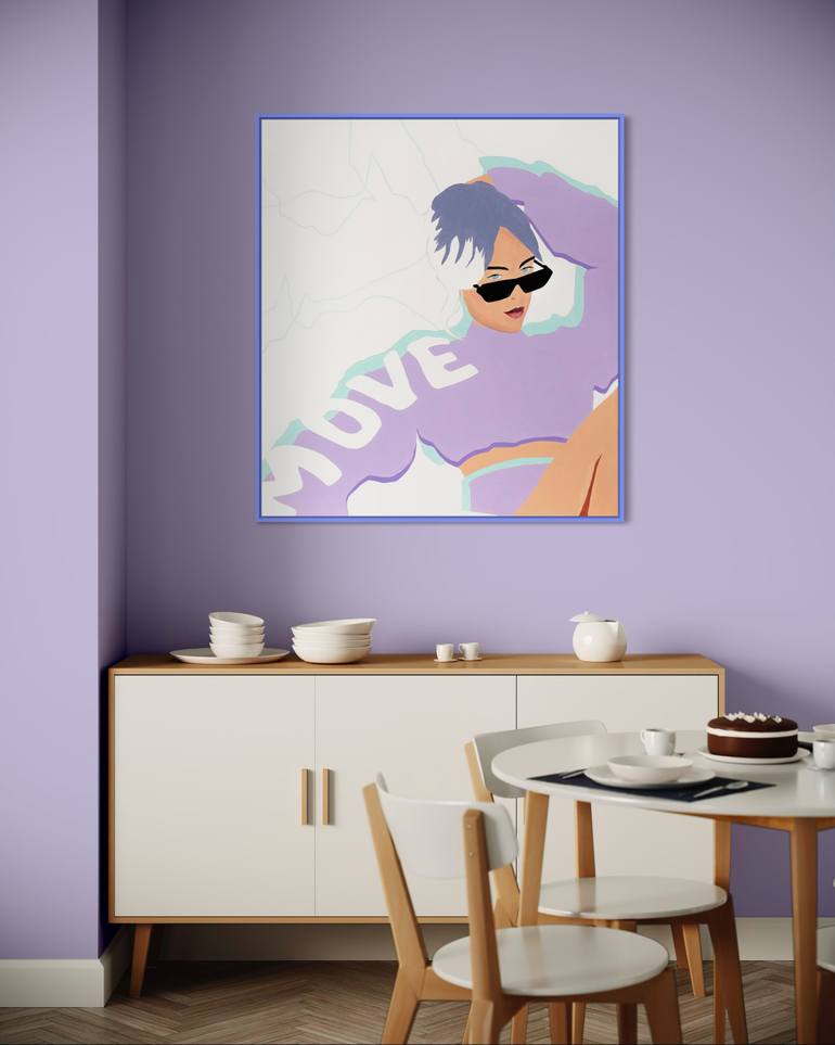 Original Contemporary People Painting by Nele Pye