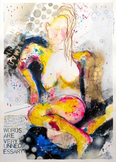 Print of Abstract Expressionism Body Paintings by Jaume Muñoz