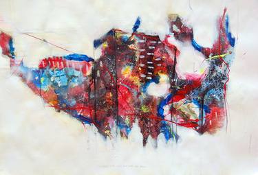 Original Abstract Expressionism Cities Paintings by Jaume Muñoz