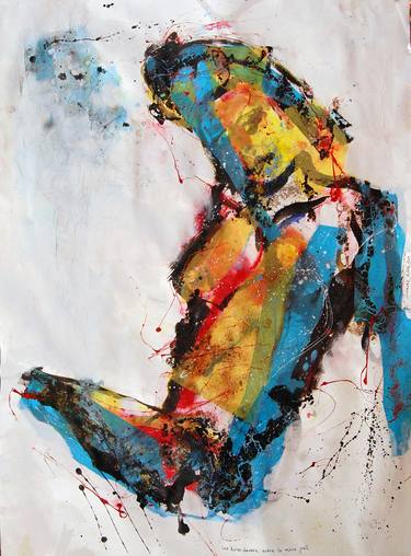 Original Abstract Body Paintings by Jaume Muñoz
