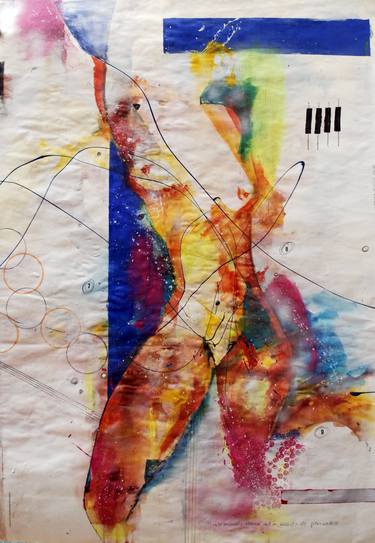 Print of Abstract Expressionism Body Paintings by Jaume Muñoz