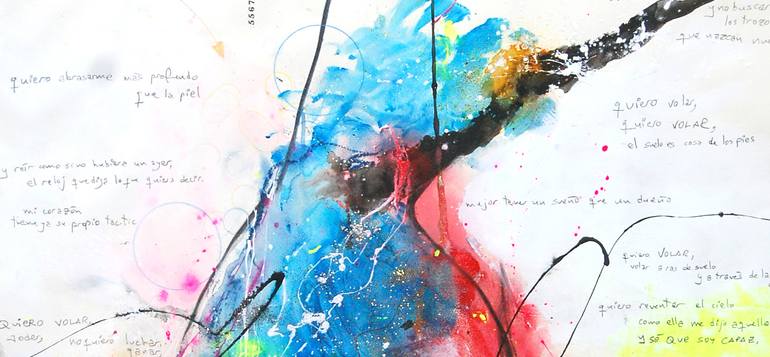 Original Abstract Body Painting by Jaume Muñoz