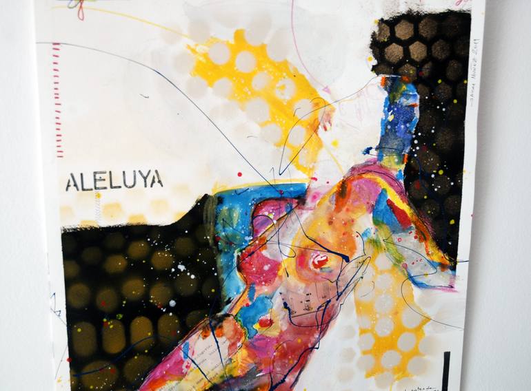 Original Abstract Body Painting by Jaume Muñoz