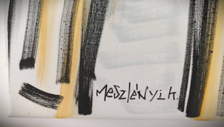 Original Contemporary Architecture Painting by Karl Meszlenyi