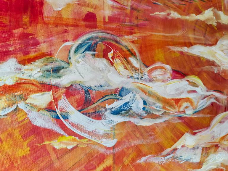 Original Abstract Expressionism Nature Painting by Karl Meszlenyi