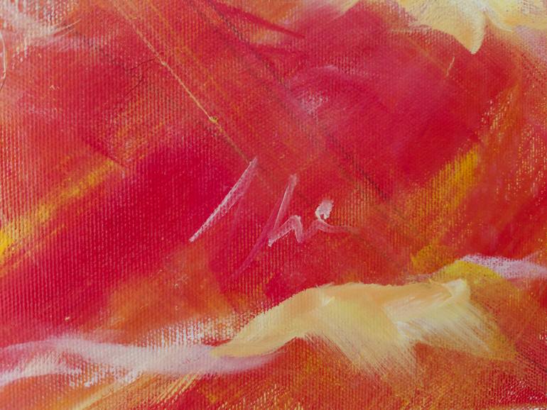 Original Abstract Expressionism Nature Painting by Karl Meszlenyi