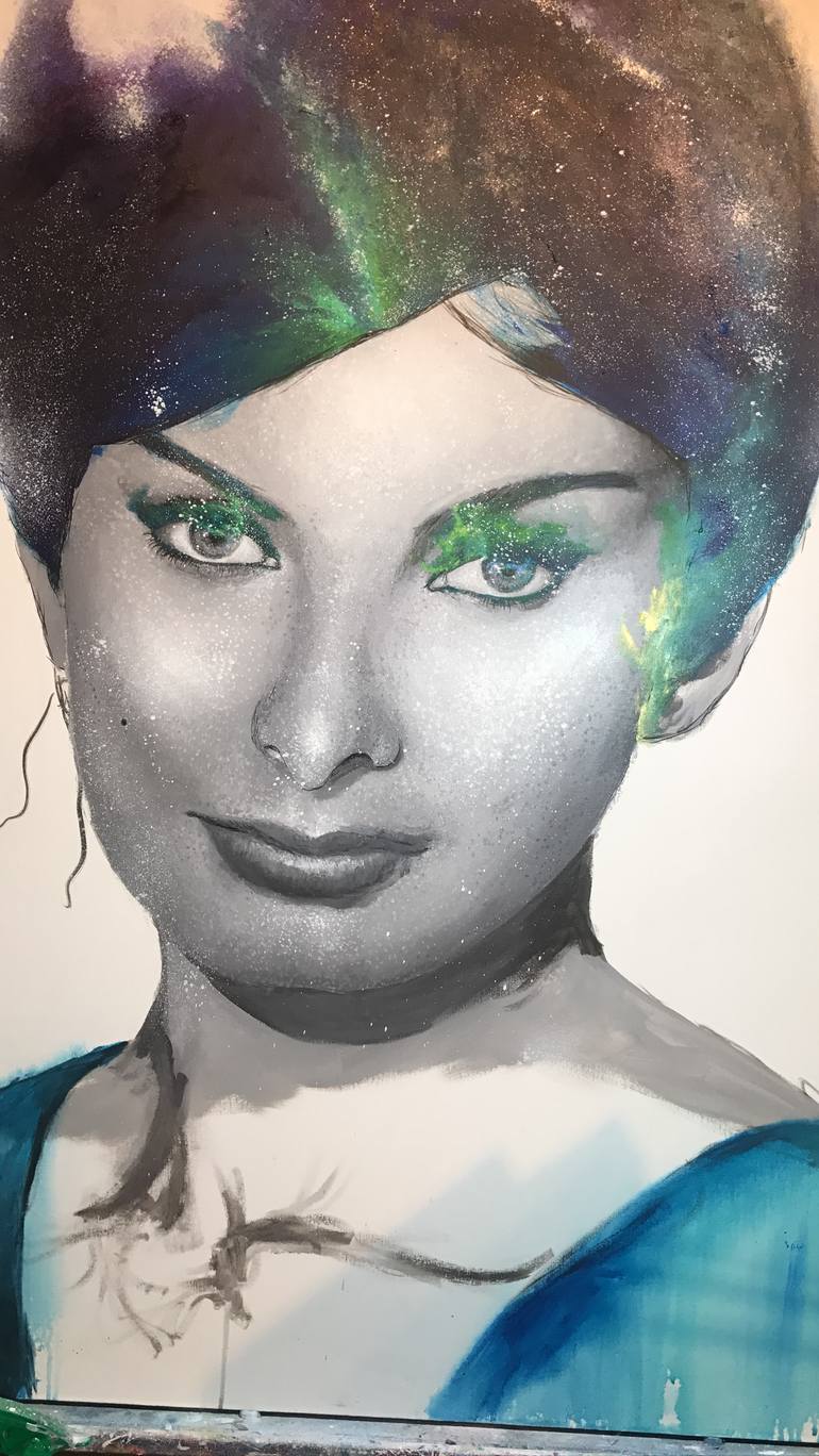 Original Figurative People Painting by Regina Jean