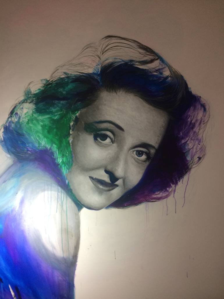 Original Surrealism People Painting by Regina Jean