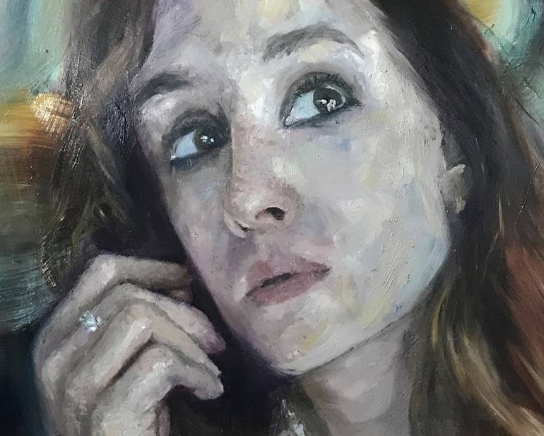 Original Portrait Painting by Regina Jean