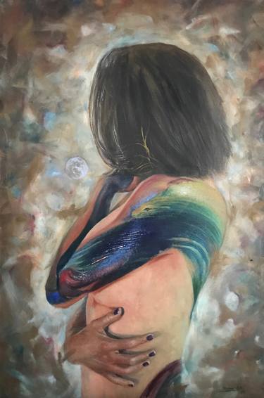 Original Figurative Portrait Paintings by Regina Jean