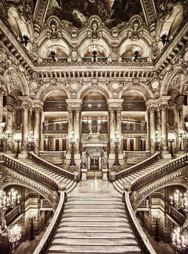Saatchi Art Artist Jo Fober; Photography, “Grand Escalier Palais Garnier - Limited Edition” #art