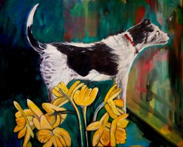 Original Figurative Animal Paintings by Carol Bwye