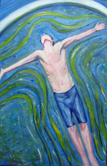 Original Figurative Men Paintings by Carol Bwye