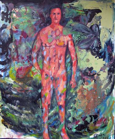 Original Figurative Men Paintings by Carol Bwye