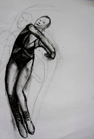 Original Women Drawings by Carol Bwye