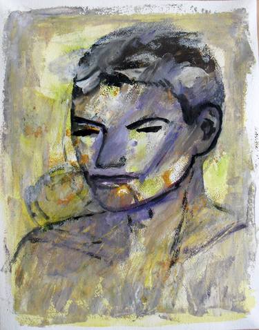 Original Expressionism Men Paintings by Carol Bwye