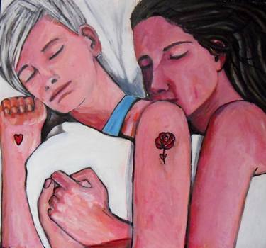 Original Figurative Women Paintings by Carol Bwye