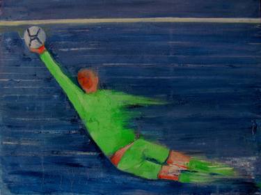 Print of Figurative Sport Paintings by Carol Bwye