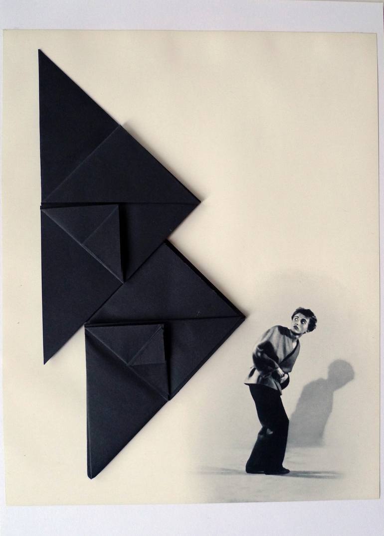 Original Minimalism Geometric Sculpture by Denis Kollasch