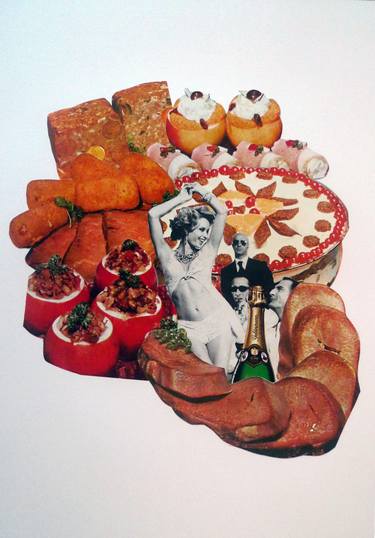 Original Dada Cuisine Collage by Denis Kollasch