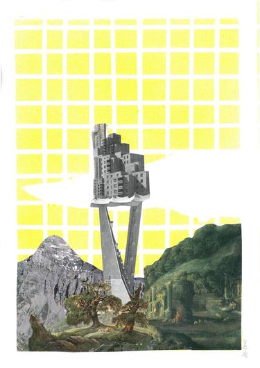 Original Architecture Collage by Denis Kollasch